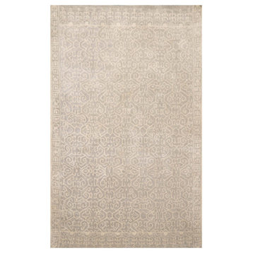5'x8' Hand Tufted Wool Patterned Oriental Area Rug