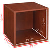 Niche Cubo Storage Set- 6 Full Cubes/3 Half Cubes- Cherry