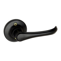 Designers Impressions - Rochester Design Matte Black Door Lever, Dummy (Inactive) - Door Levers