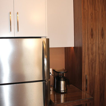 Modern Walnut and White