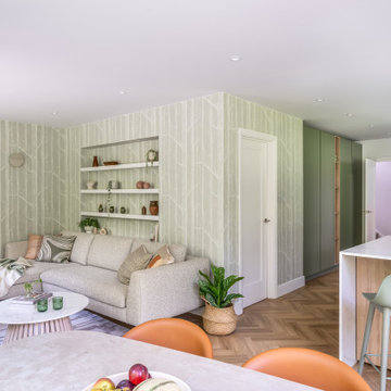 Open plan living area