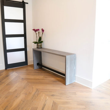 Custom Waterfall Console Table