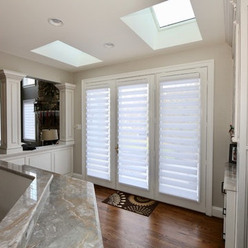Window Treatments and Kitchen Banquette