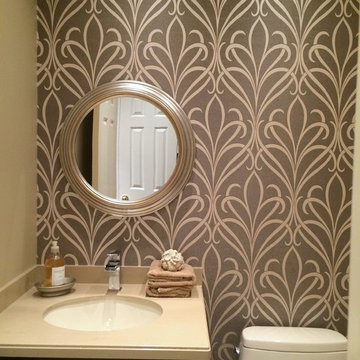 Small Powder Room with a WOW!