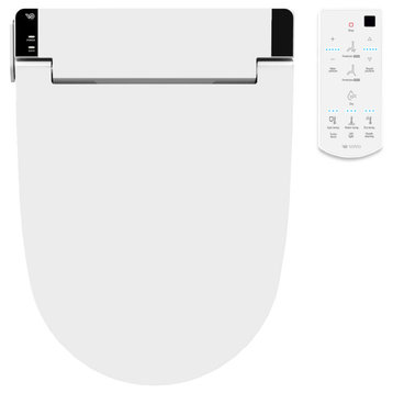 Bidet Toilet Seat with UV-A LED and Remote, Elongated