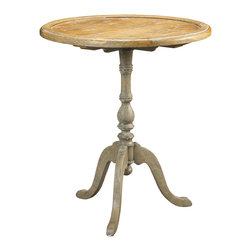 French Heritage - Toro Round Tripod Accent Table - Side Tables And End Tables