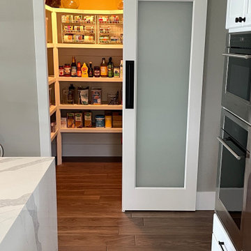 Kitchen Pantry: Wall Mount Door Hardware with Soft-Close (Interior Spaces by KJ)
