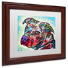 Dean Russo 'Bulls Eye' Framed Art, Wood Frame, 11"x14", White Matte