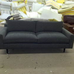 Mid-Century Sofa in Grey - Sofas