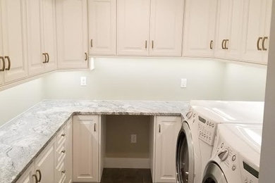 Trendy laundry room photo in Salt Lake City