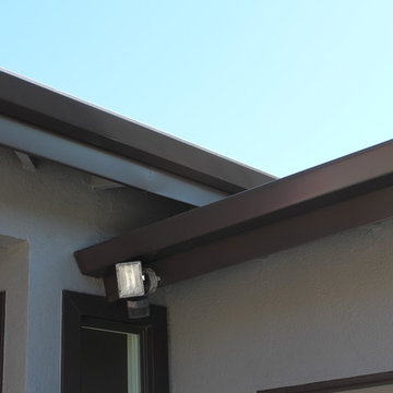 Fascia Wrap, Seamless Angle Faced Gutters,Box Downspouts,Los Angeles