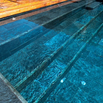 Verde Guatemala Porcelain Tiles - Urla,Izmir Villa