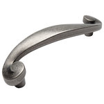Cosmas - Cosmas 774 Swirl Cabinet Pull, Weathered Nickel - 3" Hole Centers