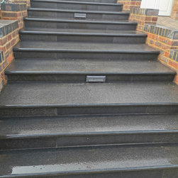 Black Granite Step Treads - Paving, Stones & Walling