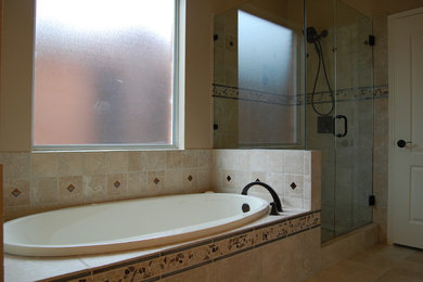 Inspiration for a transitional bathroom remodel in Dallas