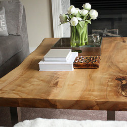 Live Edge Salvaged Maple Coffee Table - Coffee And Accent Tables