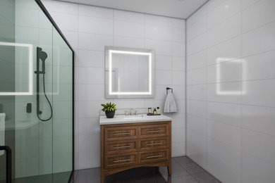 Example of a bathroom design in Seattle