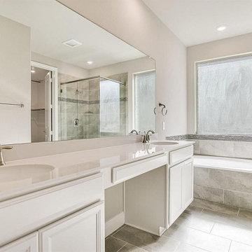 Vintage-Styled His and Hers Bathroom Makeover in Pasadena, CA
