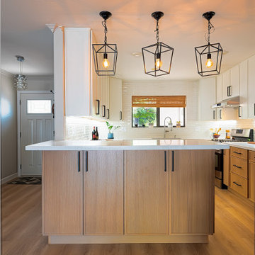 Slim Shaker White Oak Kitchen Remodel, Phoenix AZ