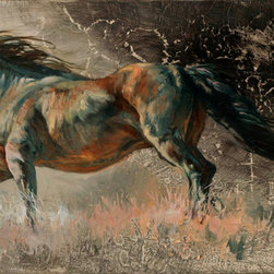 "Wildfire"- 24" x 48" oil on canvas - Paintings