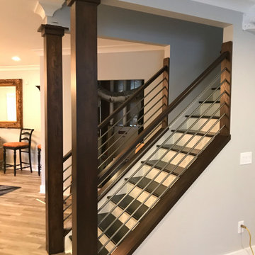 Basement handrail