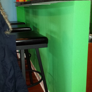 Urban Galley Kitchen & DryBar Before Photo