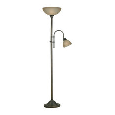 Shop Torchiere Floor Lamp Tiffany Style on Houzz - Kenroy Home - Kenroy Home 20995 Callahan 1 Light Torchiere Floor Lamp - Floor  Lamps