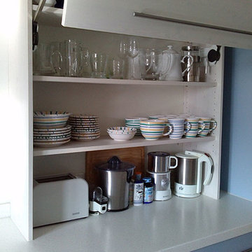 Küche im Ostsee-Look