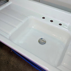 AFTER- Old Steel Kitchen sink Permanent Casting - Products