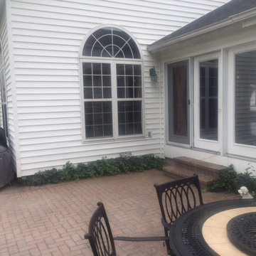Stamped Concrete Patio Border and Walkway Manchester, Missouri