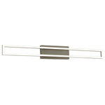 AFX - AFX ZLAV3605L30D1 Zola 36"W LED Bath Bar - Satin Nickel - Sleek minimalistic LED vanity with metal housing. Frosted Acrylic diffuser disperses the light evenly. Vertical or Horizontal mounting. Features: Constructed from steel and acrylic Integrated LED lighting Capable of being dimmed Can be mounted to provide up or down lighting Rated for installation in damp locations Title 24 compliant ADA compliant Covered by AFX&#39;s 5 year limited manufacturer warranty Dimensions: Height: 4-1/4" Width: 35-1/2" Extension: 1-3/4" Product Weight: 4 lbs Backplate Height: 4-1/4" Backplate Width: 4-3/4" Backplate Depth: 1-1/2" Electrical Specifications: Wattage: 33 watts Number of Light Source(s): 1 Lumens: 2400 Color Temperature: 3000K Color Rendering Index: 90 CRI Average Hours: 50000
