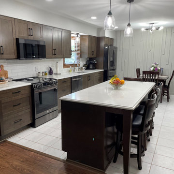 Contemporary Kitchen Transformation With New Cabinets