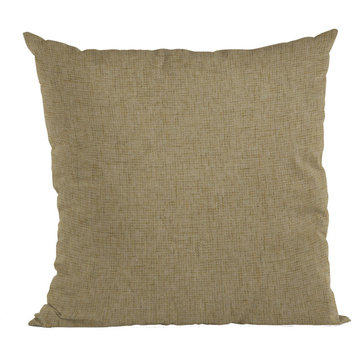 Safari Waffle Textured Solid Luxury Throw Pillow, Double sided 18"x18"