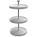 Rev-A-Shelf - Full-Circle 3-Shelf Lazy Susans for 31"H Corner Wall, White, 20"Wx31-38"H - Rev-A-Shelf's polymer lazy susans are revered as the best on the market.  Whether you are replacing an old unit or just adding a lazy susans to your corner cabinet. You will not be disappointed with the high quality design and the durable rotating hardware that makes installation simple.