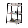 Acme Wendral Bookshelf 3-Tier Natural and Black