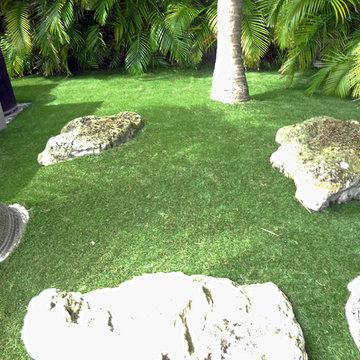 Global Syn-Turf Artificial Grass Installation in Boca Raton, FL