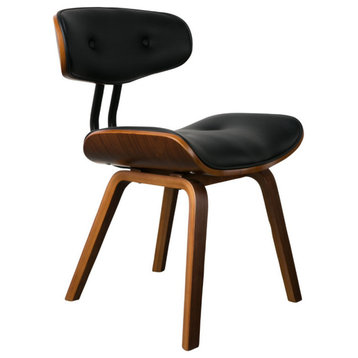 Brown Tufted Dining Chair | Dutchbone Blackwood
