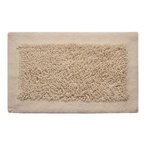 Burlington Tufted Leaf Bath Mat Contemporary Bath Mats By