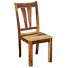Porter Designs Kalispell Solid Sheesham Wood Dining Side Chair