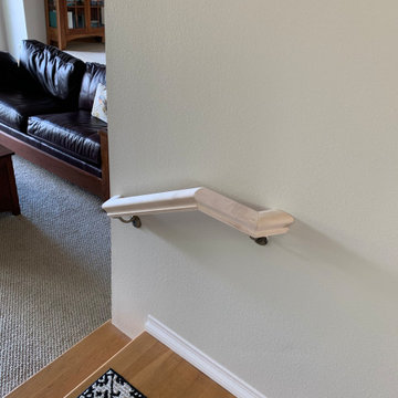 Assisted living handrail for 2 steps 1a