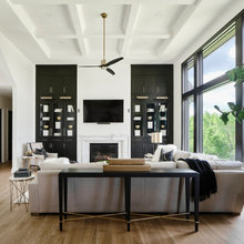 Color Board Great Room Cabinets