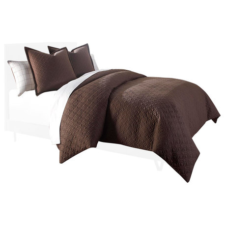 Leigh Coverlet/Duvet Set by Michael Amini, King