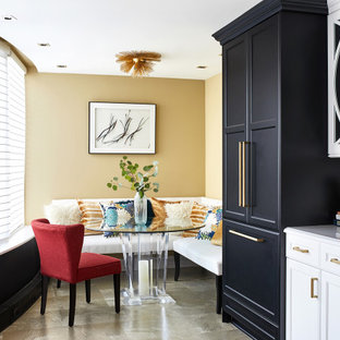 75 Beautiful Kitchen With White Cabinets And Black Appliances