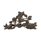 bronze garden hose holder