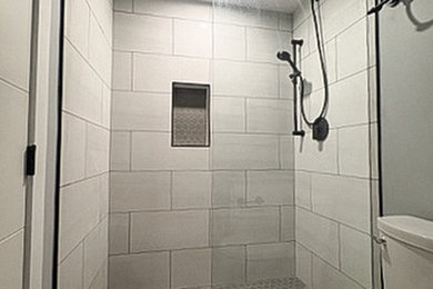 Inspiration for a contemporary bathroom remodel in Vancouver