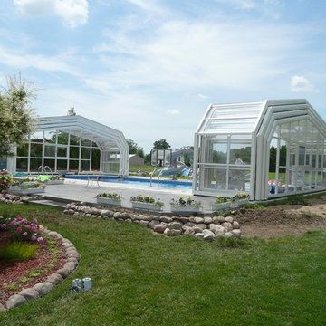 20' x 40' Pool with Retractable Roof / Structure