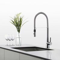 KRAUS Crespo 1-Handle Pre-Rinse Kitchen Faucet With 2-Function Sprayer, Chrome