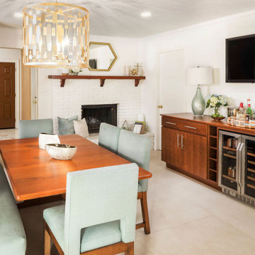 Classic + Transitional + Retro Kitchen