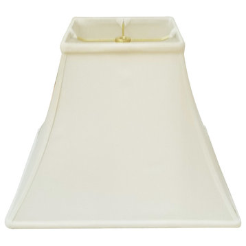 Royal Designs Square Bell Basic Lamp Shade, Eggshell, 10x10x9