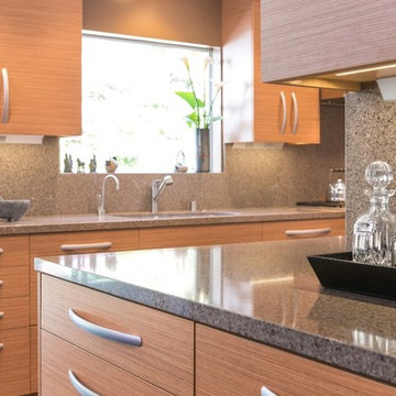 Creation of a Kitchen space between two ambiences